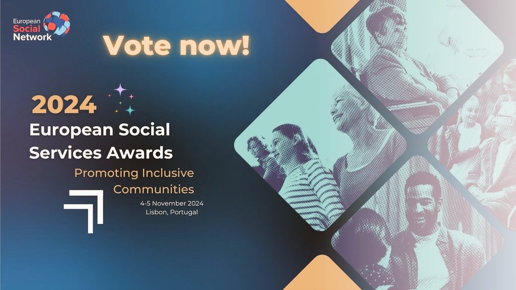 ESNsocial's tweet image. 📢Last chance  to vote for the 2024 European #SocialServices Awards #ESSA2024! 🏆Over 17,000 people have already voted for their favourite projects!
Vote for 1⃣project in 6⃣ different categories.
The deadline to vote is before 5 PM today.
👉essa-eu.org/vote-2024/