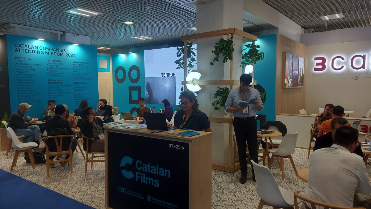 catalanfilms's tweet image. This is our stand at MIPCOM🩷

You can find us here 👉 STAND R7.F25.A

Come and visit us!👩‍💻🩵