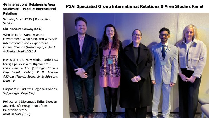 Markus Pauli (@markuspauli) on Twitter photo Thank you <a href="/psaitweets/">PSAI</a> for a great Annual Conference!
Excellent papers & discussion, thanks <a href="/galwaygrrl/">Maura Conway</a> <a href="/TrendsRA/">TRENDS Research & Advisory</a> <a href="/ginamarieS1981/">Gina Bou Serhal</a> <a href="/safiye_ergunk/">Safiye ErgunKaya</a>
My pleasure to present <a href="/FarsanGh/">Farsan</a> & my ISQ paper: Who on Earth Wants a World Government, What Kind, and Why? doi.org/10.1093/isq/sq… Thank you <a href="/psaitweets/">PSAI</a> for a great Annual Conference!
Excellent papers & discussion, thanks <a href="/galwaygrrl/">Maura Conway</a> <a href="/TrendsRA/">TRENDS Research & Advisory</a> <a href="/ginamarieS1981/">Gina Bou Serhal</a> <a href="/safiye_ergunk/">Safiye ErgunKaya</a>
My pleasure to present <a href="/FarsanGh/">Farsan</a> & my ISQ paper: Who on Earth Wants a World Government, What Kind, and Why? doi.org/10.1093/isq/sq…