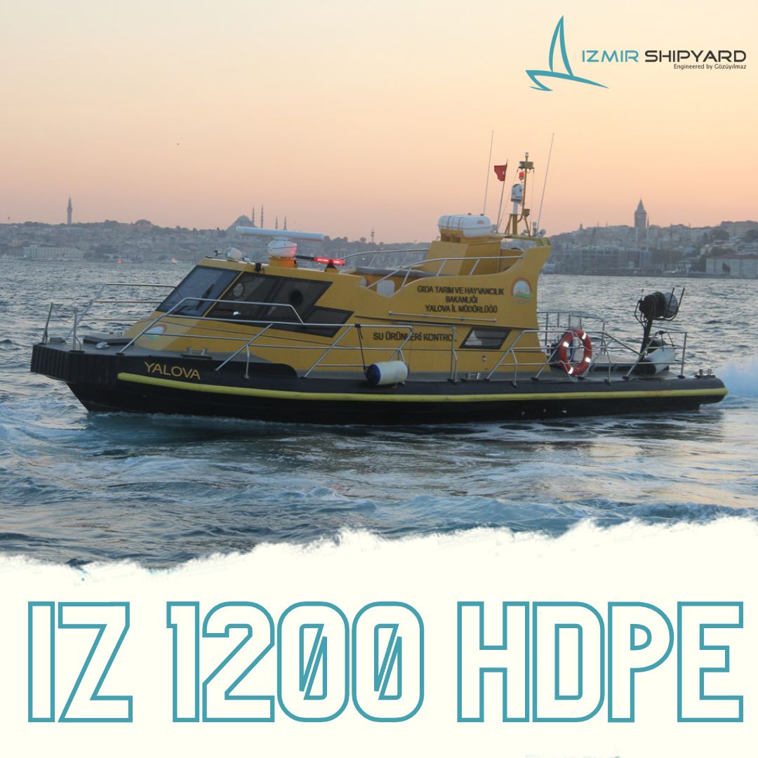 izmir_shipyard's tweet photo. Sail with Confidence: IZ 1200 HDPE Patrol Boat 🌊 Unleash the power of speed and safety with our revolutionary vessel! 🌟 Unparalleled Speed and Agility: Reach speeds up to 32 knots with water jet propulsion. #IZ1200HDPE #IzmirShipyard #MaritimeExcellence #Innovation #Shipyard https://t.co/nikeJzCGw3