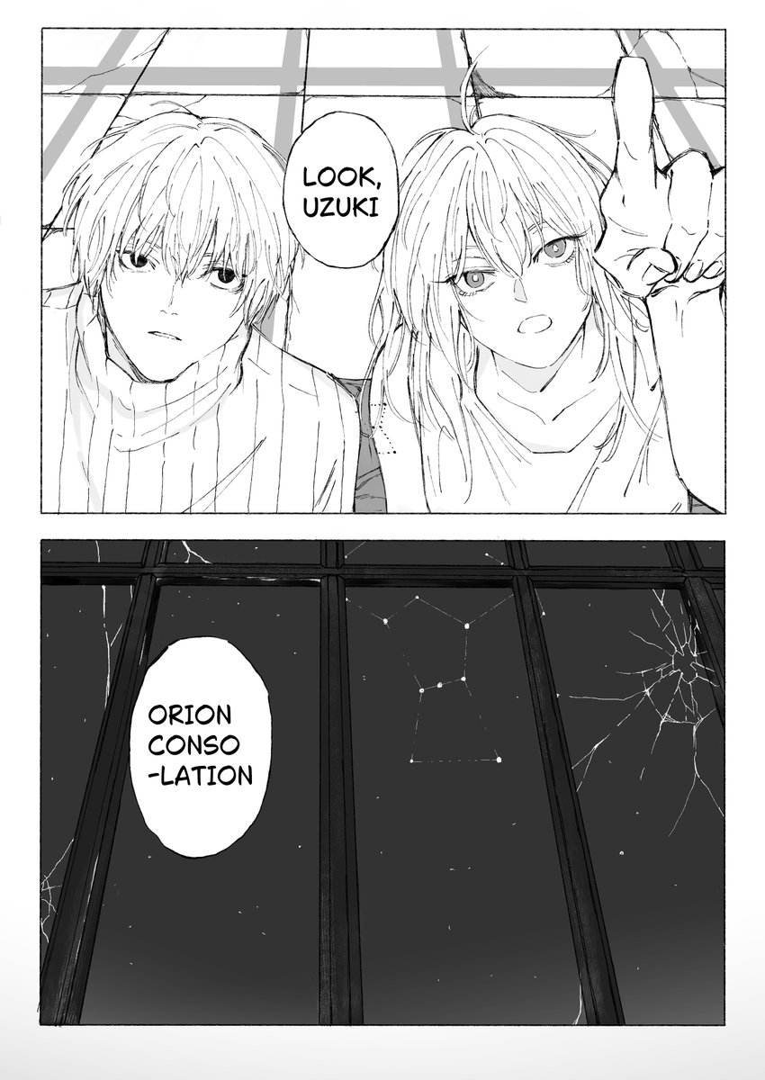 mouchimmco's tweet photo. Orion 🌌
<<please read from right to left<<
#SAKAMOTODAYS https://t.co/bDJa0e1HKy