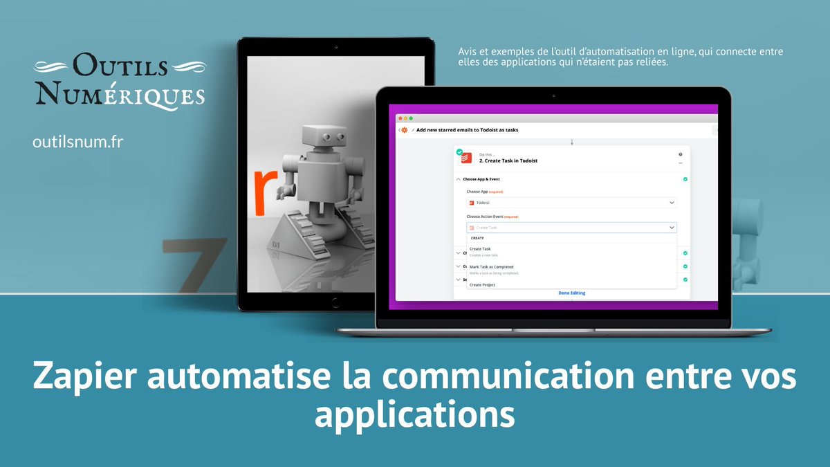 Mes 6⃣ exemples d'automatisations avec <a href="/zapier/">Zapier</a>
Evernote, emails vers tâches, rappels et notes de réunions, et même Google Analytics - tout y passe, en détails et en images

outilsnum.fr/zapier-automat…