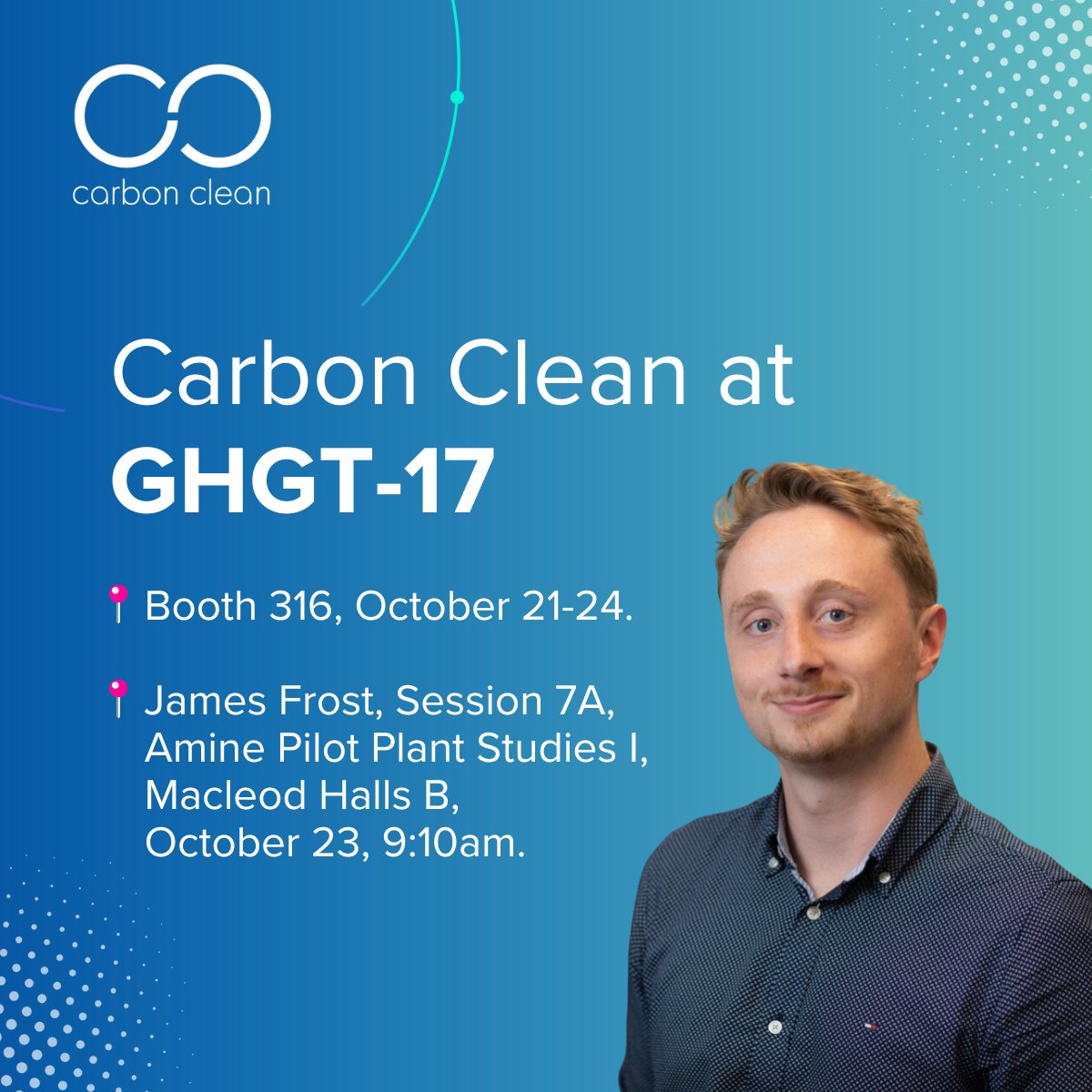 Carbon Clean (@carbonsolu) on Twitter photo Join <a href="/carbonsolu/">Carbon Clean</a> at #GHGT-17, Oct 21-24!
Come and learn how CycloneCC, our modular carbon capture technology, is revolutionising the sector and meet our team at booth 316.
#GHGT2024 #CarbonCapture #CycloneCC Join <a href="/carbonsolu/">Carbon Clean</a> at #GHGT-17, Oct 21-24!
Come and learn how CycloneCC, our modular carbon capture technology, is revolutionising the sector and meet our team at booth 316.
#GHGT2024 #CarbonCapture #CycloneCC