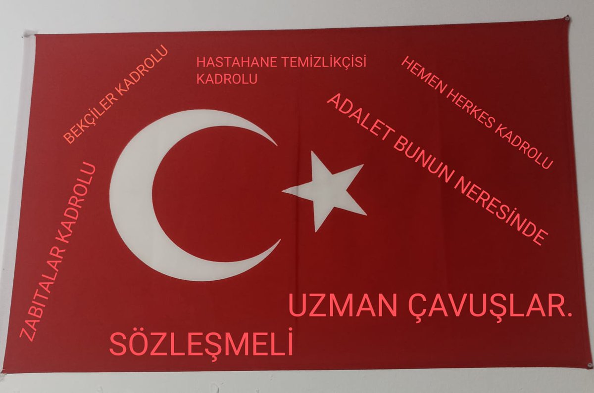 Adı: Uzman 

Soyadı: Çavuş

Öz Geçmişi: Sağlık yönetmeliği olmayan Kıdemleri Rütbedn sayılmayan Özlük hakları olmayan 926 s.y kanuna tabi olmayan Evladı ile mesleği arasında bırakılanlarız 

 <a href="/alitilkici38/">Ali Tilkici 🇹🇷</a>
<a href="/TEMUD_2024/">Türkiye Emekli Uzman Erbaşlar Derneği (TEMUD)</a>
#UzmanÇavuş'a Kadro