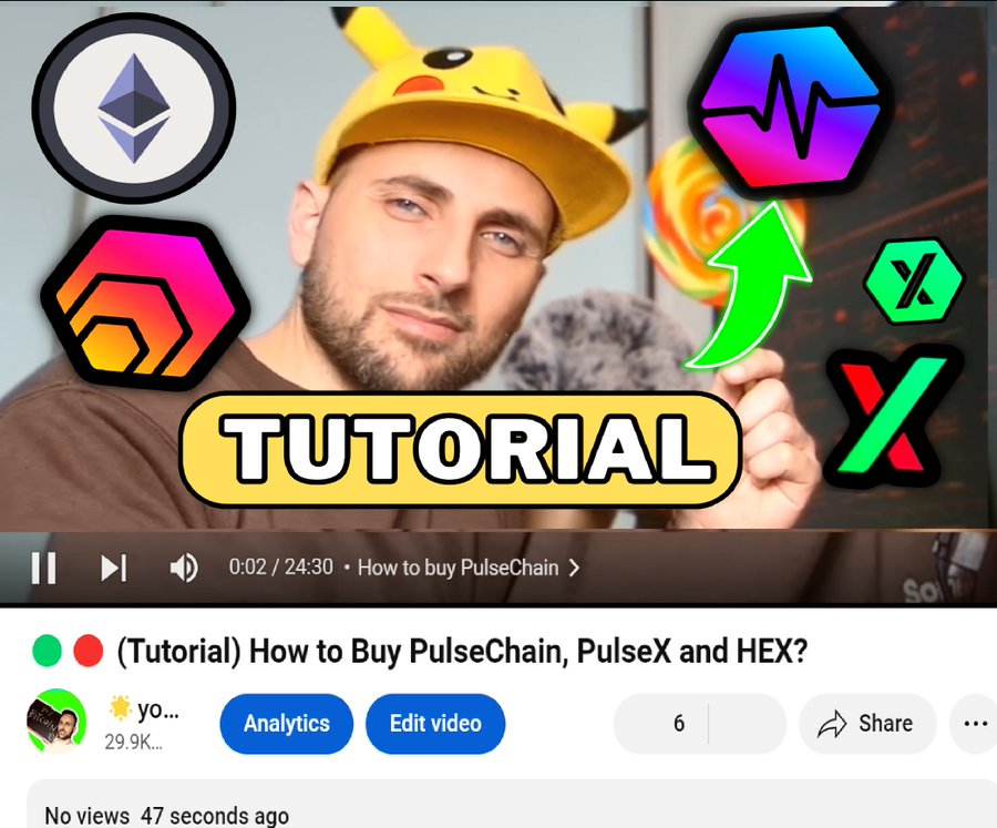 ❤️💛💚💙

Recently I started noticing an uptick of New People wanting to ask how to buy PulseChain.

I made a New Tutorial Video for newcomers.

This tells me that we are witnessing the early embers of adoption.

New People would like to know the process about buying &amp;