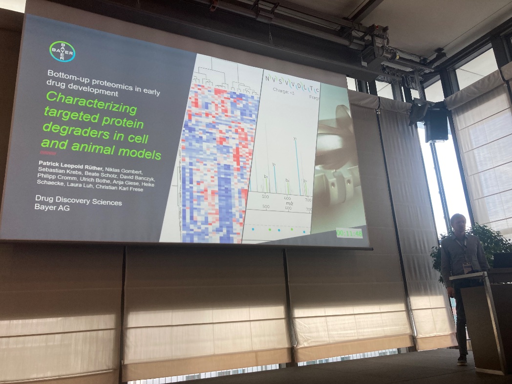 Madeline E. Kavanagh (@mads_chem) on Twitter photo Advancing #drugdiscovery <a href="/hupo_org/">Human Proteome</a> #HUPO2024
Great talks from Patrick Ruether <a href="/Bayer/">Bayer AG</a> <a href="/savitski_lab/">Savitski Lab</a> <a href="/ShellyKalaora/">Shelly Kalaora</a> and Liujia Qian <a href="/guomics/">Guomics</a> !! Advancing #drugdiscovery <a href="/hupo_org/">Human Proteome</a> #HUPO2024
Great talks from Patrick Ruether <a href="/Bayer/">Bayer AG</a> <a href="/savitski_lab/">Savitski Lab</a> <a href="/ShellyKalaora/">Shelly Kalaora</a> and Liujia Qian <a href="/guomics/">Guomics</a> !!
