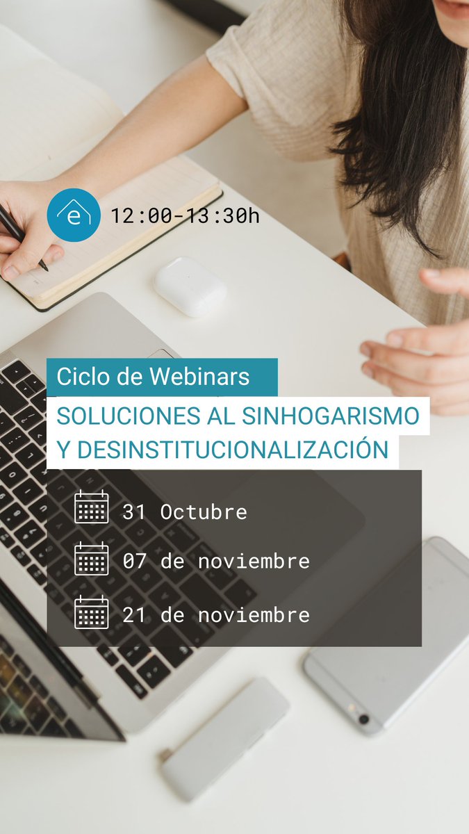 HogarSi's tweet photo. 👉 Te invitamos a ser parte de un ciclo de Webinars de #EscuelaHousing, donde exploraremos soluciones innovadoras para el #sinhogarismo y la desinstitucionalización. 

Aprenderás habilidades para mejorar el acompañamiento a personas en riesgo de exclusión. https://t.co/COBeBX4dSd https://t.co/FBcaDNm53D