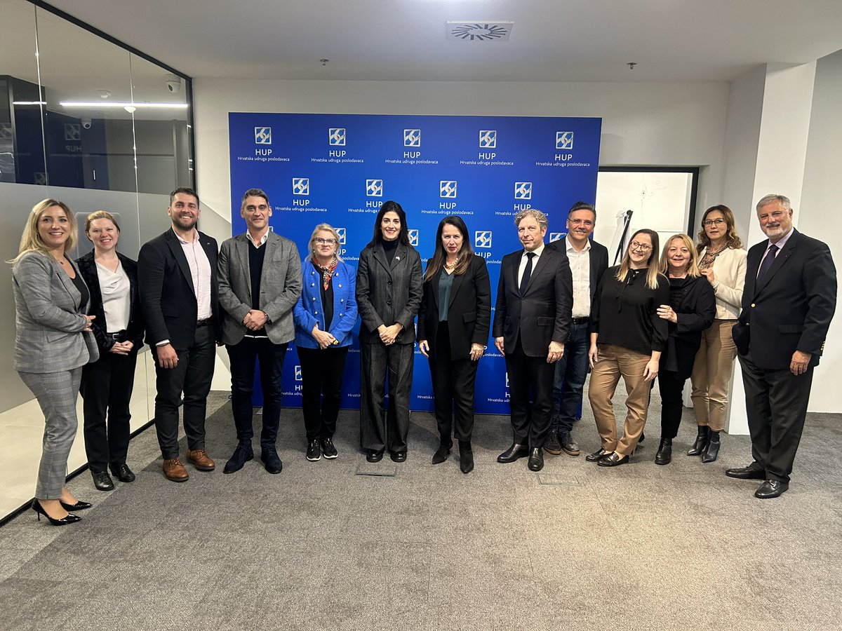 Sastanak predstavnika Hrvatske udruge poslodavaca s veleposlanicom Sjedinjenih Američkih Država u Republici Hrvatskoj <a href="/USAmbCroatia/">Trey Lyons</a> Nathalie Rayes
 <a href="/HUP_hr/">HUP</a>