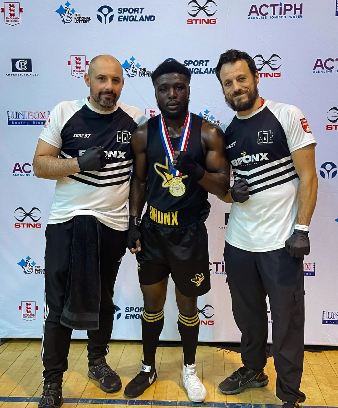 INTRODUCING BRONX'S FIRST NATIONAL CHAMPION EBENEZER 'THE GEEZER' SARPONG 👑

<a href="/Bronxboxingldn/">Bronxldn</a> gym 🥊 is run by #TheApprentice winner Marnie. She says:

"We are so incredibly proud of you <a href="/ebthegeezer/">Mr Kodua 🇬🇭</a>. You have no idea how loved you are! The whole club has a smile on its face