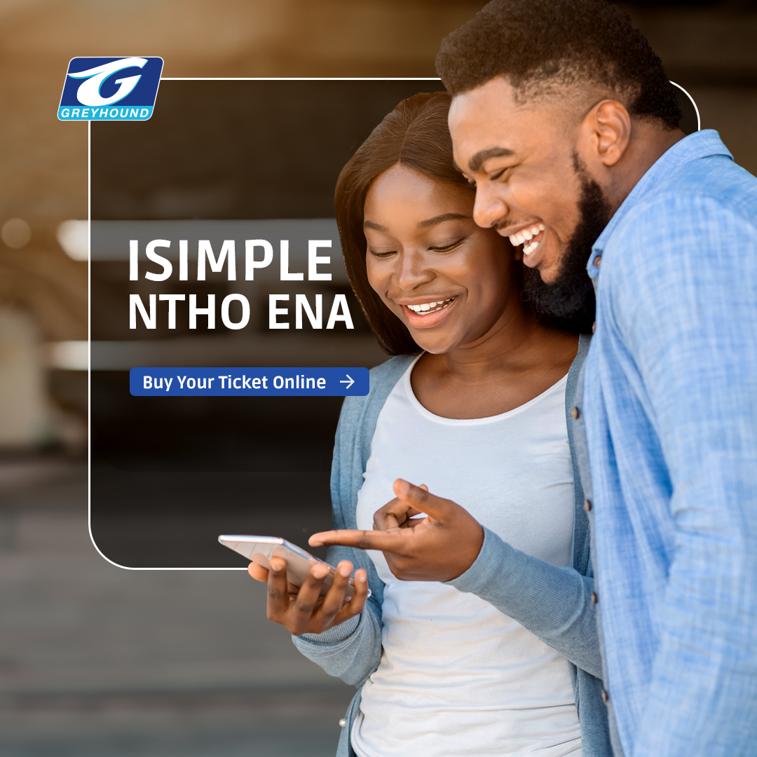 iSipmle ntho ena!👌​

Save time and book online.📲​

Just follow these steps: ⬇️​​
1️⃣ Visit greyhound.co.za​
2️⃣ Click on “Book Tickets” or “Online Bookings”​​
3️⃣ Enter your travel information and click “Search”​​

#Greyhound #HalalaGreyhound #GetYourTickets #LuxuryTravel