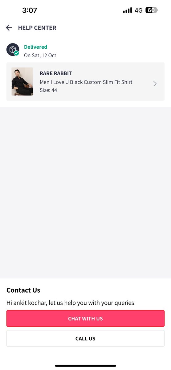ankitkochar87's tweet photo. @myntra i had made an online purchase and the product status shows delivered

I have not got product since otp was not given to delivery executive. I called helpline who just say we cannot do anything since 5 days have passed since the date of ‘delivery’ https://t.co/0W9EZFlWHZ