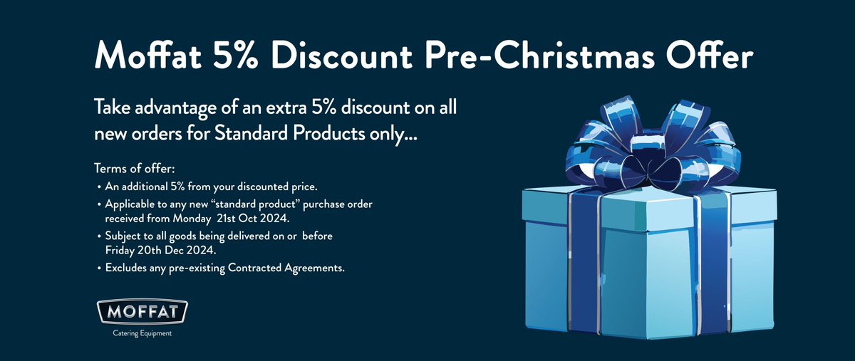 Exciting Promotion on all Moffat Standard Products.!