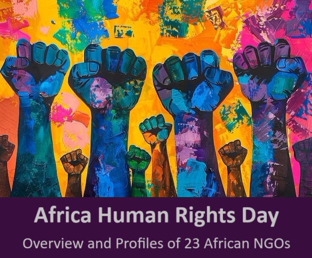 My latest blog – "Africa Human Rights Day - Overview and Profiles of 23 African NGOs." It highlights the significance of #AfricaHumanRightsDay and profiles NGOs working on human rights issues at the national, regional and pan-African levels. tinyurl.com/5c4ucv5s @AfricanNGOs