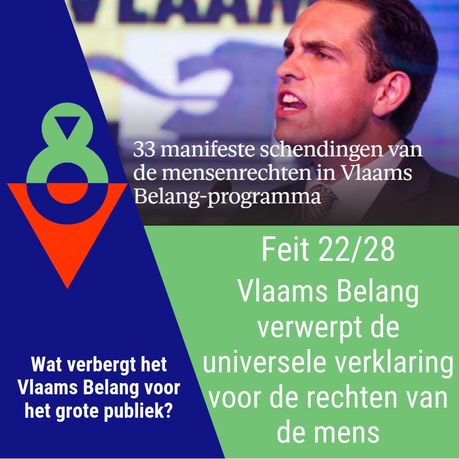 8meicoalitie's tweet image. Aan de lokale partijen in #Ranst die het #cordonsanitaire  tegen het #VlaamsBelang in de vuilbak gooien. Hierbij opgelijst wat de extreem rechtse partij verbergt voor het grote publiek. Zie 👇
8meicoalitie.be/wp-content/upl…