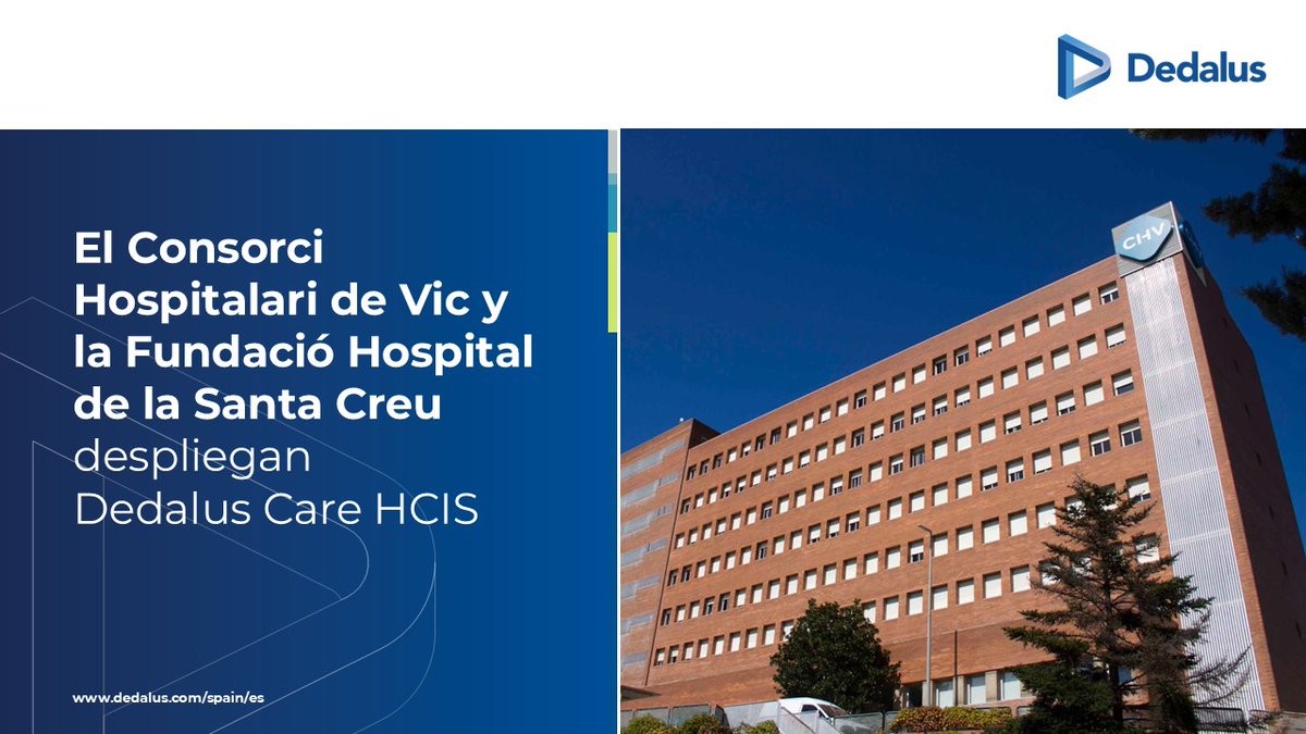 El Consorci Hospitalari de Vic y la Fundació Hospital de la Santa Creu despliegan su nuevo #HIS; un paso significativo hacia la modernización y optimización de procesos clínicos y administrativos para impulsar un modelo asistencial continuo y coordinado.🔗shorturl.at/nhDEk