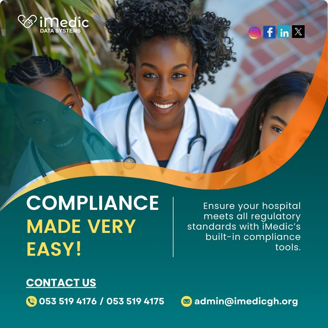 iMedicGH's tweet image. Hospitals, clinics, labs, pharmacies and all health facilities get free consultation on the iMedic Hospital Software, iMedic Laboratory software and iMedic Pharmacy Software.  Call/WhatsApp: 053 519 4176 / 053 519 4175  #iMedic #hospitalsoftware #labsoftware #pharmacysoftware