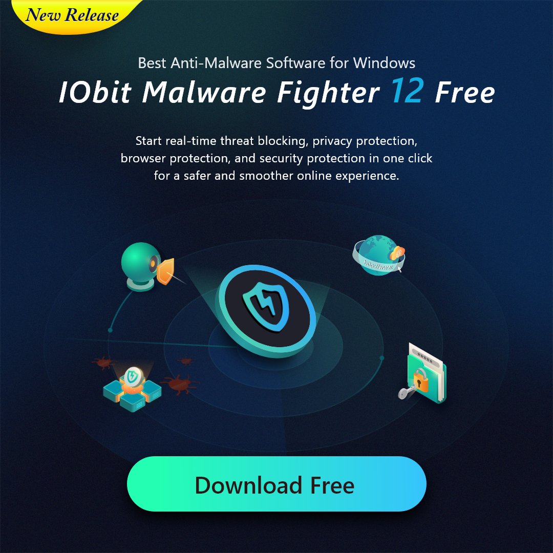 IObit Software (@iobitsoft) on Twitter photo ๐ฅณ๐๐ข๐ฏ๐ถ๐ย ๐ ๐ฎ๐น๐๐ฎ๐ฟ๐ฒย ๐๐ถ๐ด๐ต๐๐ฒ๐ฟย ๐ญ๐ฎย ๐ถ๐ ๐ท๐๐๐ย ๐ฟ๐ฒ๐น๐ฒ๐ฎ๐๐ฒ๐ฑ!
Always offering real-time, comprehensive protection against a wide range of cyber threats, including viruses and ransomware. Come and enjoy a 100% safe online experience.
bit.ly/3YwvMcE ๐ฅณ๐๐ข๐ฏ๐ถ๐ย ๐ ๐ฎ๐น๐๐ฎ๐ฟ๐ฒย ๐๐ถ๐ด๐ต๐๐ฒ๐ฟย ๐ญ๐ฎย ๐ถ๐ ๐ท๐๐๐ย ๐ฟ๐ฒ๐น๐ฒ๐ฎ๐๐ฒ๐ฑ!
Always offering real-time, comprehensive protection against a wide range of cyber threats, including viruses and ransomware. Come and enjoy a 100% safe online experience.
bit.ly/3YwvMcE