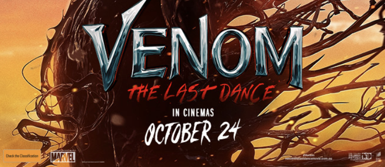 Just a few days away! Who’s going #Venom #Movie 🐍🕺