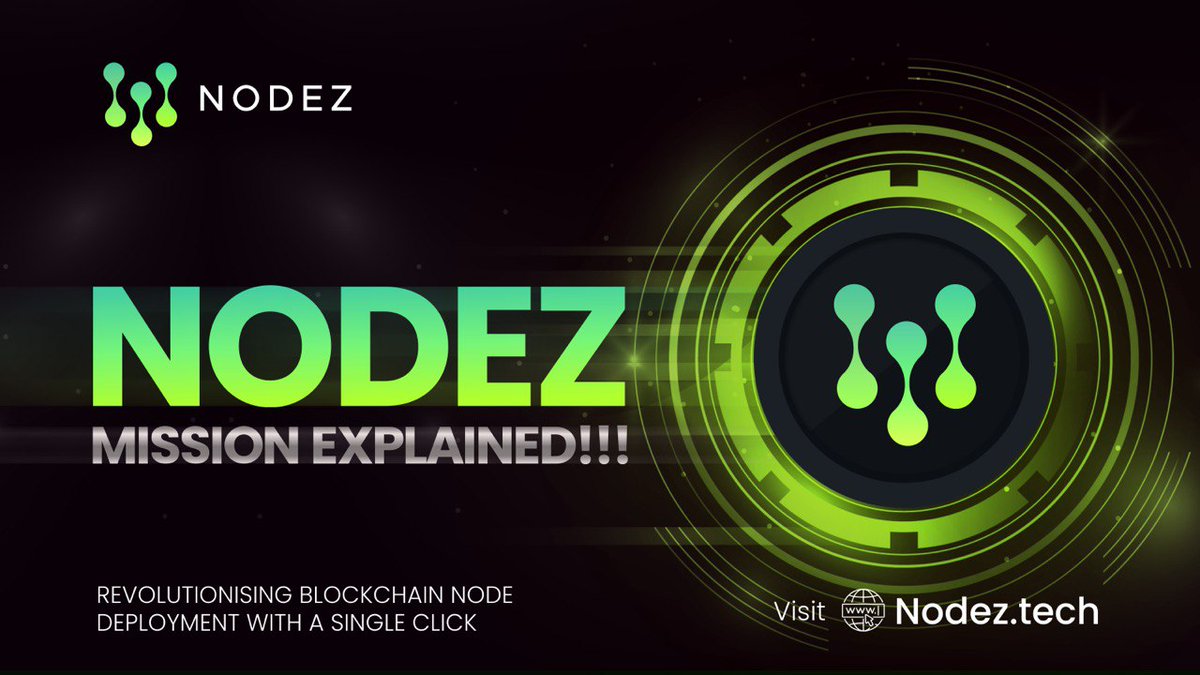 Nodeztech's tweet image. Nodez Value Proposition: Revolutionizing Node Investing for the Retail Market.

Imagine a world where anyone can participate in the lucrative node economy, regardless of technical expertise or financial barriers. Welcome to Nodez, the pioneering Node-as-a-Service platform…