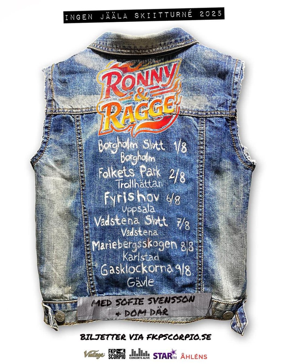 Backstage -Rockbar- (@backstagethn) on Twitter photo JUST ANNOUNCED! We will be joining Ronny & Ragge’s nostalgia tour in Trollhättan, Vadstena and Gävle. Support by Sofie Svensson och Dom där. Tickets release 25th of October : fkpscorpio.se 🚨
<a href="/FKPScorpioSwede/">FKP Scorpio Sweden</a> JUST ANNOUNCED! We will be joining Ronny & Ragge’s nostalgia tour in Trollhättan, Vadstena and Gävle. Support by Sofie Svensson och Dom där. Tickets release 25th of October : fkpscorpio.se 🚨
<a href="/FKPScorpioSwede/">FKP Scorpio Sweden</a>