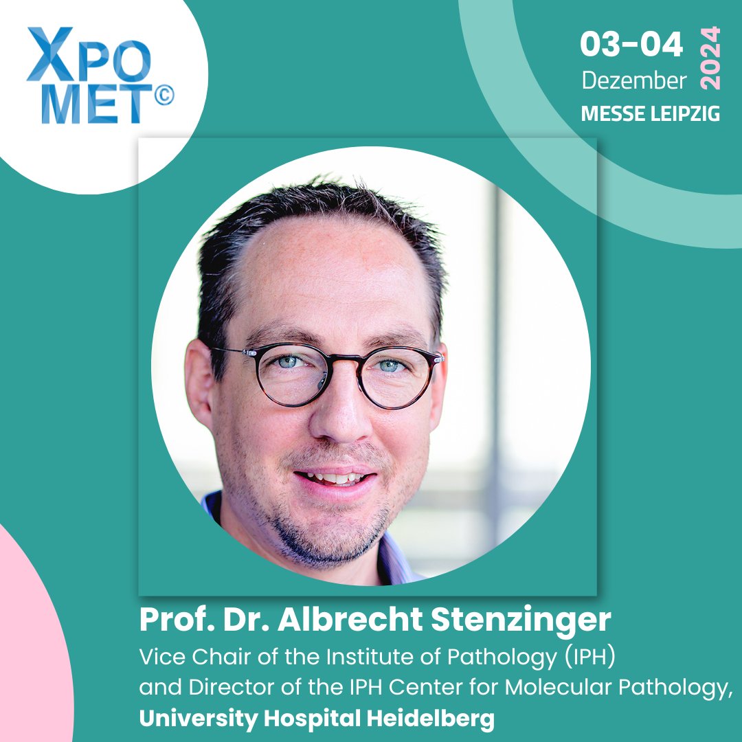 🔥 Speaker Spotlight: Prof. Dr. Albrecht Stenzinger at #XPOMET2024! Vice Chair of IPH and Director of Molecular Pathology at Heidelberg, he's a leader in precision medicine. 🌟
Don’t miss his talk on Genomics in Medicine! 🧬
👉 Tickets: tickets.xpomet.com
#xpomet #Genomics