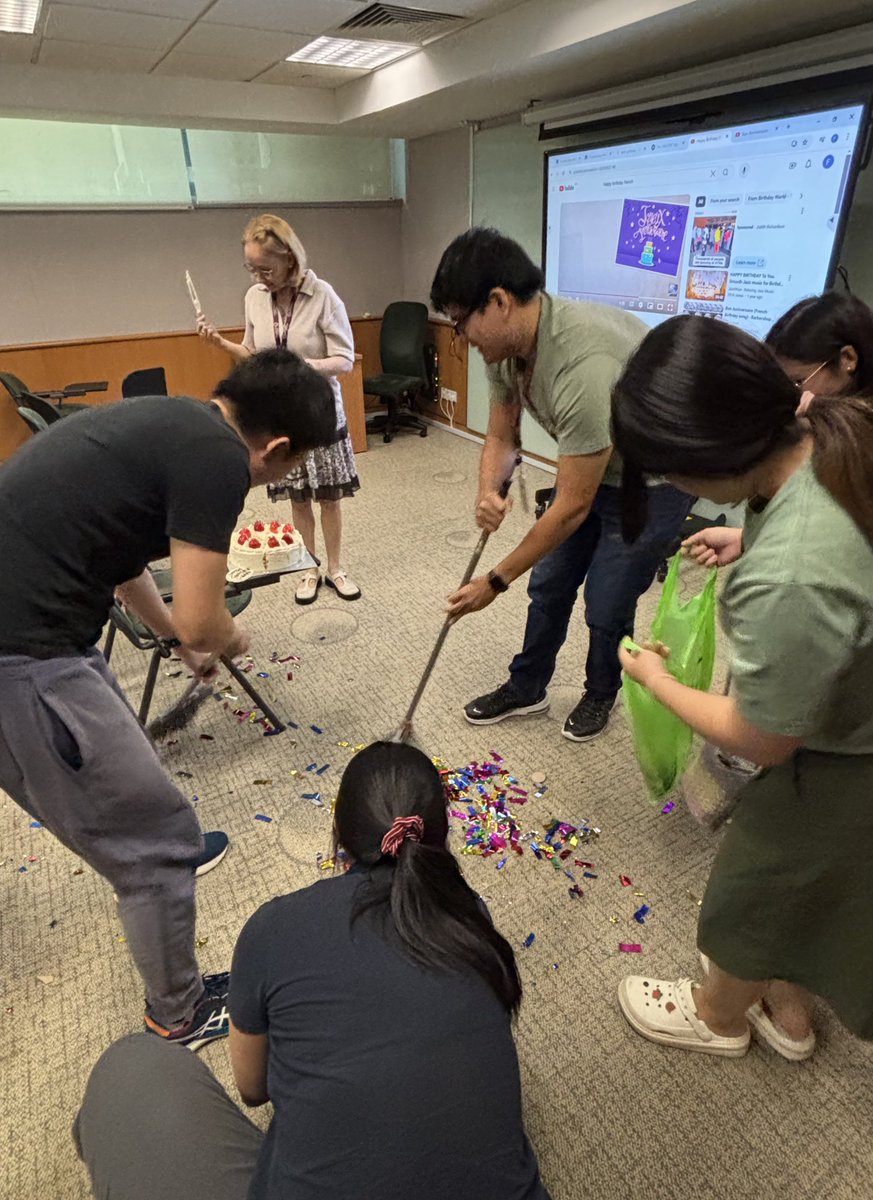 it’s <a href="/NUSMedAlonsoS/">Sylvie Alonso</a> birthday 🎉🎉confetti for the aesthetic shot but note to self, don’t do it on a carpeted floor!