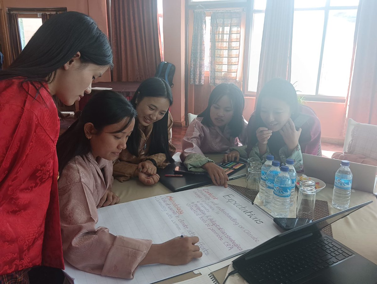 singhsimren's tweet photo. @ICAAPAC Women's Committee is in #Bhutan for the Training of Trainers on Climate and Action for Women Cooperators (#SDG13). A new initiative in partnership with @NATCCO,  it focuses on climate change concepts, solutions, role of women, &amp; showcasing the co-op impact to the world. https://t.co/vm3nmAvjWq