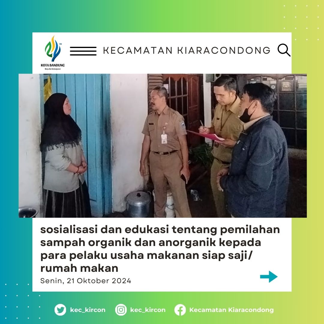 Kecamatan Kiaracondong tweet media