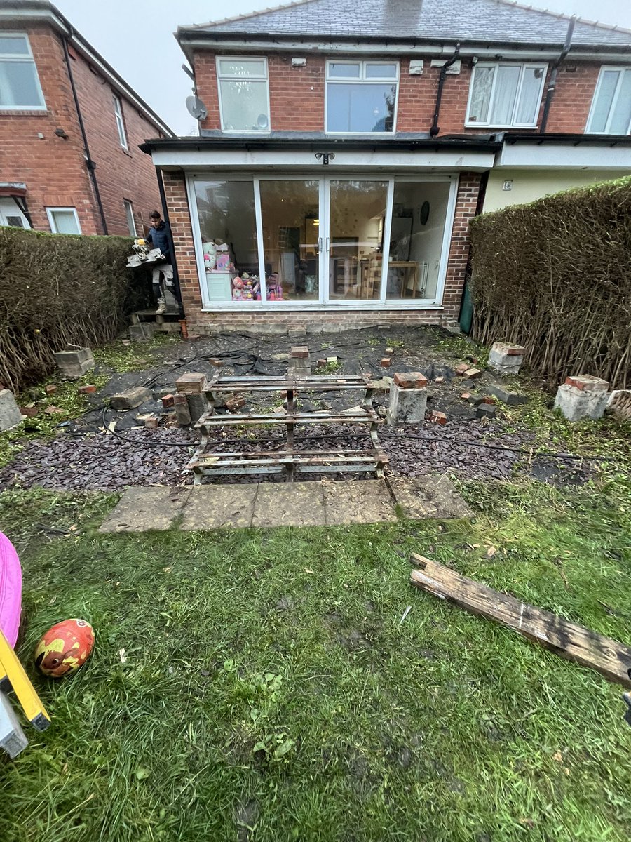 Weekend decking job.