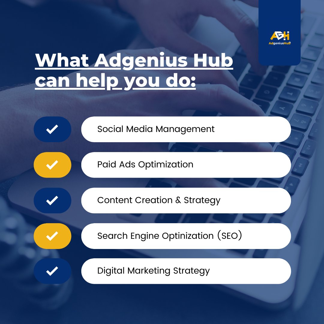 Just in case you were wondering what Adgenius Hub can do for you 👇