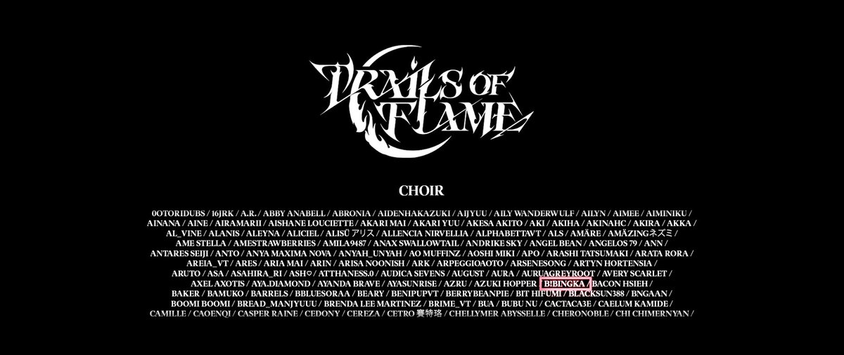 bianca_zed's tweet photo. I got to sing in the choir of U-san's latest song #Trailsofflame!
It's so amazing to see how this all came together, thank you for the opportunity 🤍 https://t.co/VPjb4blZrq