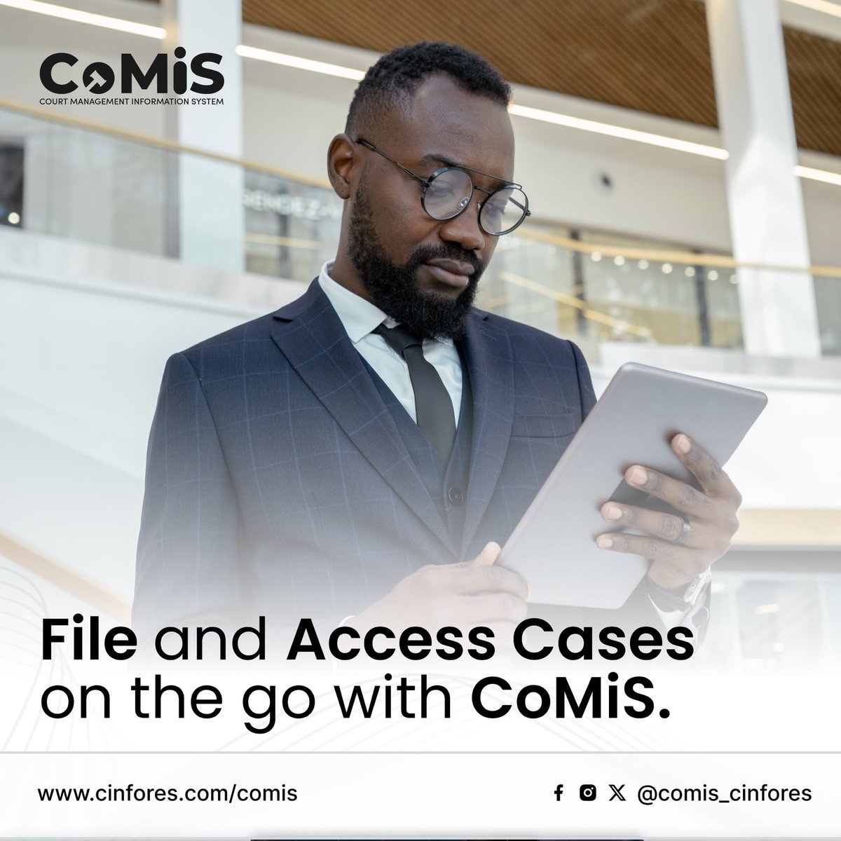 comis_cinfores's tweet photo. Think legal efficiency, think CoMiS
#CoMiS #CaseFiling #Cinfores https://t.co/O0oPh2nRzM