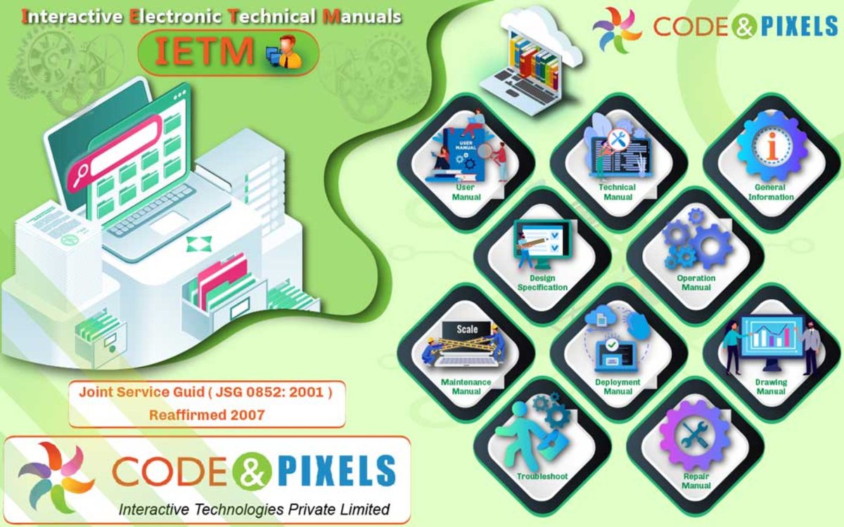 sri_sushmita's tweet image. IETM Level-4 Software Image JSG-0852-2001.
Interactive Electronic Technical Manual (IETM) range from Level 3, 4 and 5.
Visit: codeandpixels.net/interactive-el…
#ietmlevel4 #ietm #codeandpixels #ietmjsg0852 #useofietm #ietmietp #JSG0852