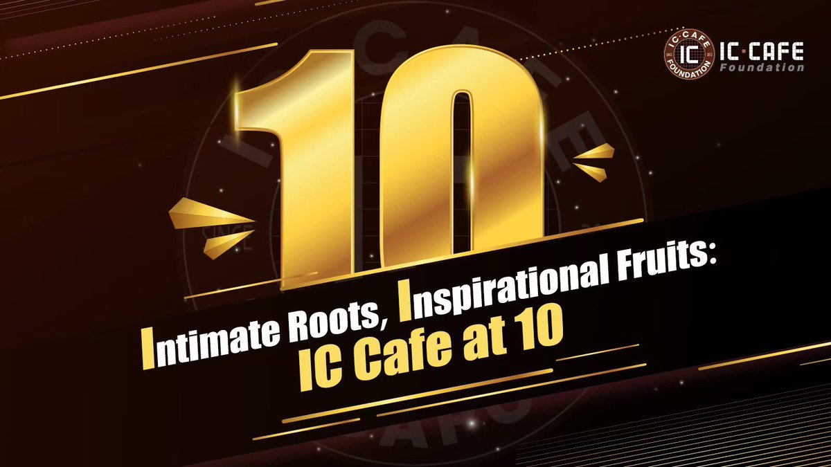 iccafe_vc's tweet photo. Intimate Roots, Inspirational Fruits
ICCAFE at 10
#ICCAFE https://t.co/5SIDX0iePz