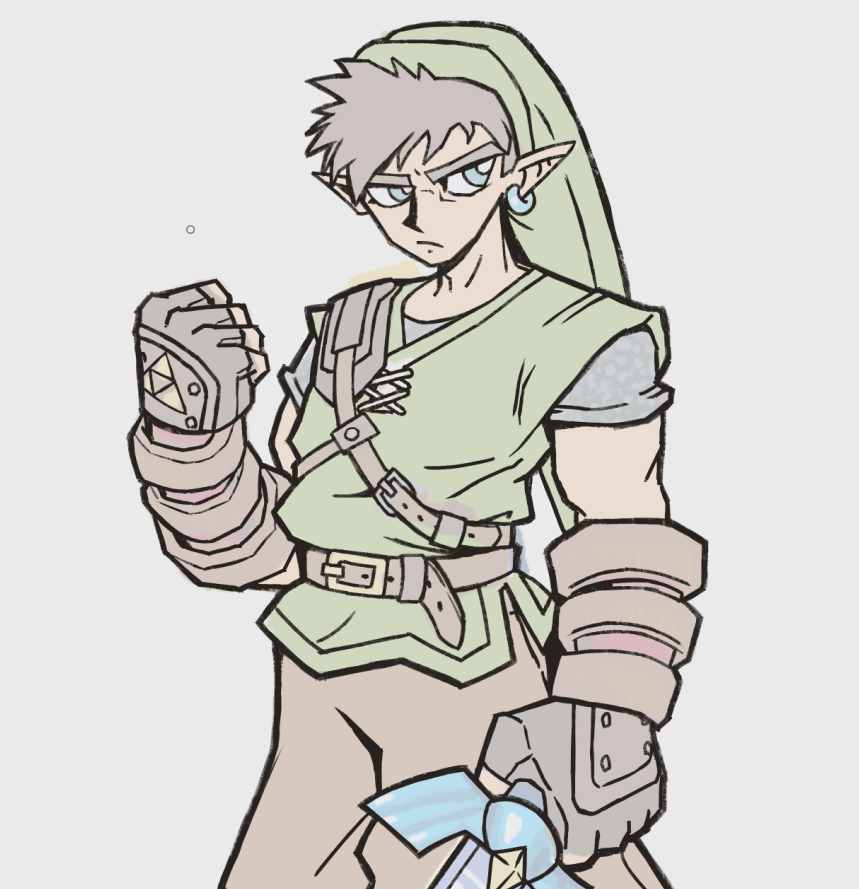 lulo_trash's tweet photo. Cleaned up the dude #link #zelda #linktober #TheLegendOfZelda https://t.co/Hz9om9iZwi