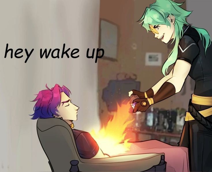 ✧𝓔𝔃𝓻𝓮𝓪𝓵

Creo que a Kayn no le gusto la manera en que lo desperté de su siesta.