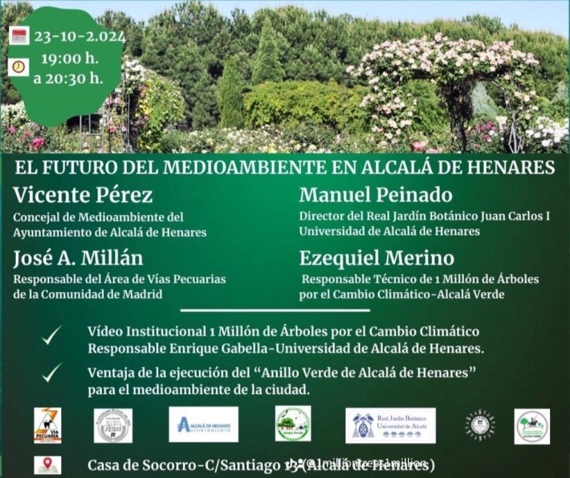 1Millón de Árboles X El Cambio Climático-Alcalá tweet media