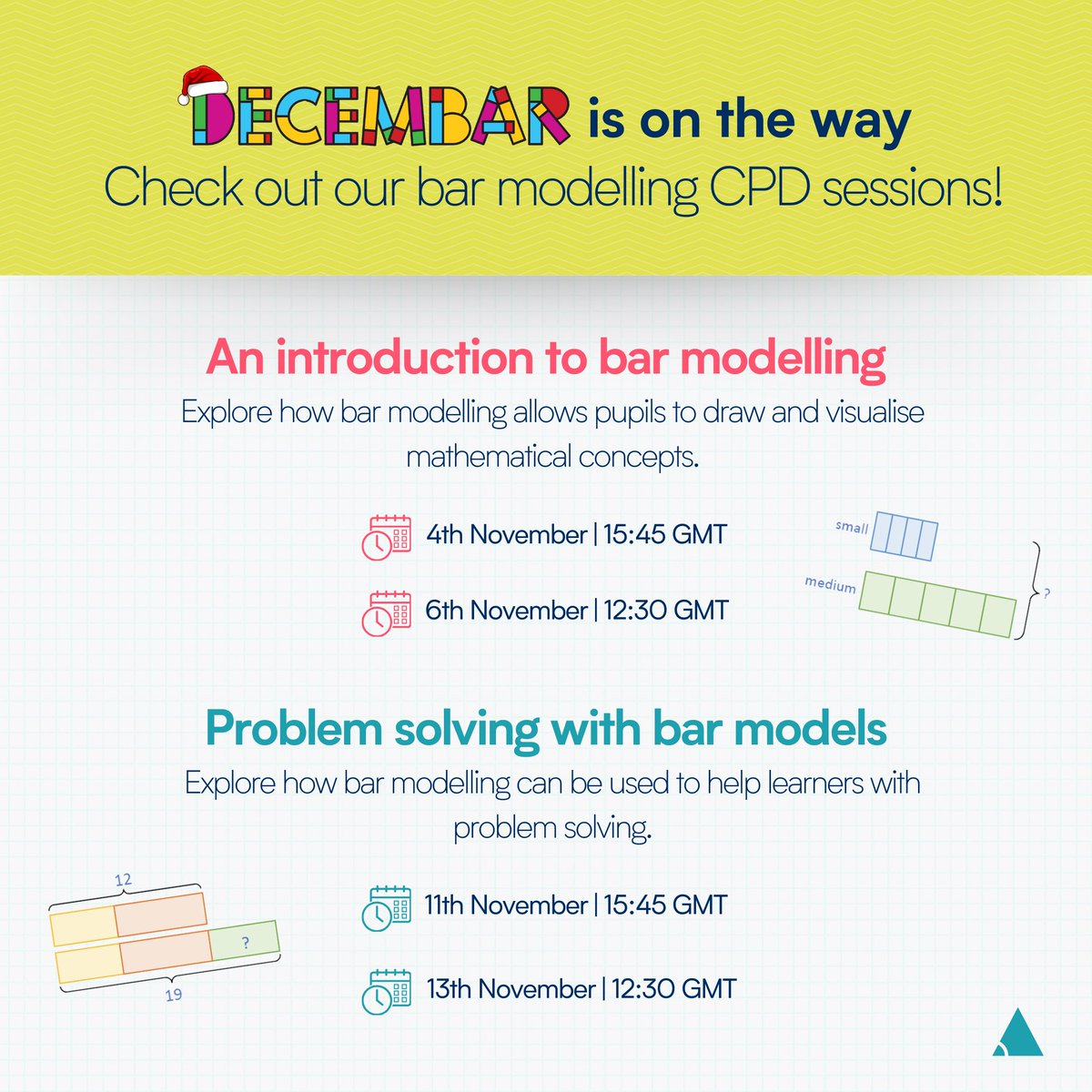 Who's ready for DecemBAR? 🤩

We've got some fantastic bar modelling sessions for you to join! 

Have a look at the sessions here: eu1.hubs.ly/H0d5m730