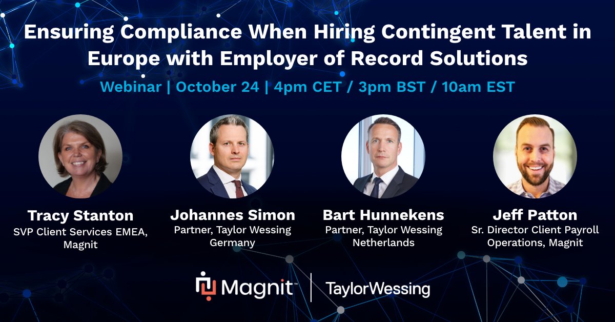 On October 24, join our international webinar where we dive into the essentials of the Employer of Record (EOR) model, a key tool for companies navigating the challenges of cross-border employment: bit.ly/48hvMjD
