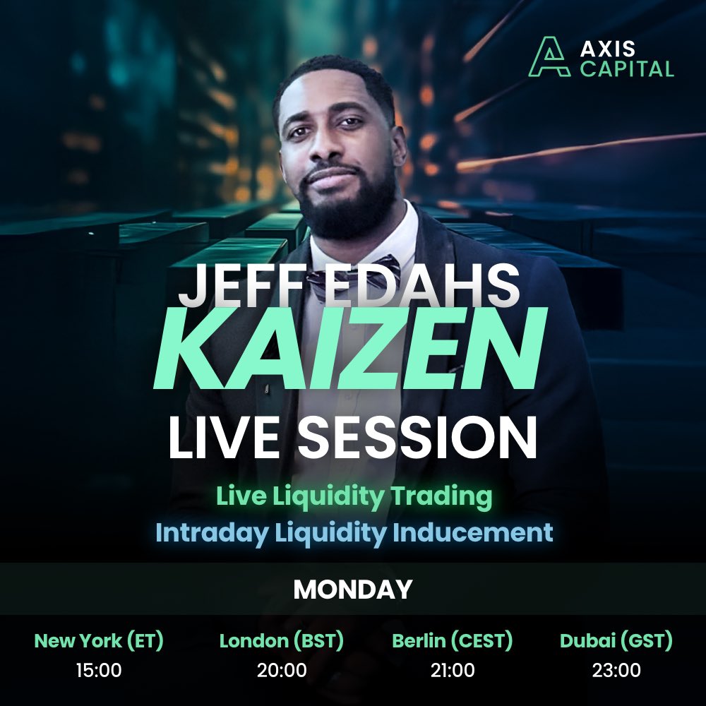 AxisFunded's tweet photo. Exciting week ahead at AXIS! Both Jeff Edahs and David Budai will be hosting live sessions this week! 

Don’t miss out on their expert insights and tips. Be ready to tune in and sharpen your skills. https://t.co/lBhspVVxVm