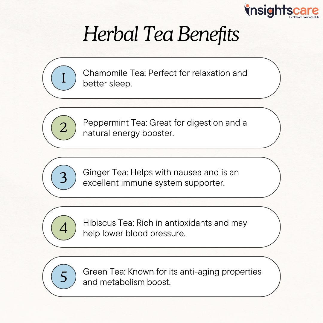 Insightscare's tweet image. Start your day with the soothing power of herbal tea. Packed with antioxidants and natural goodness, it’s the perfect way to boost your health and relax your mind.

#HerbalTeaMagic #SipToHealth #TeaTimeTherapy #NaturalWellness #AntioxidantBoost #TeaLovers #InsightsCare