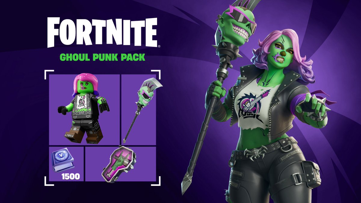 Castgfishy's tweet photo. Ghoul Punk Pack Giveaway 🎉 • Ends in 8 Hours 

- Retweet 
- Like &amp; Retweet OR Reply to @Fabix_Sol 📌 

Good Luck y’all ✨
#Fortnite https://t.co/zN3uRCdmNu