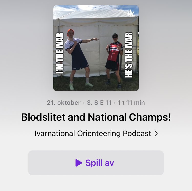 Ivarnational Orienteering Podcast tweet media