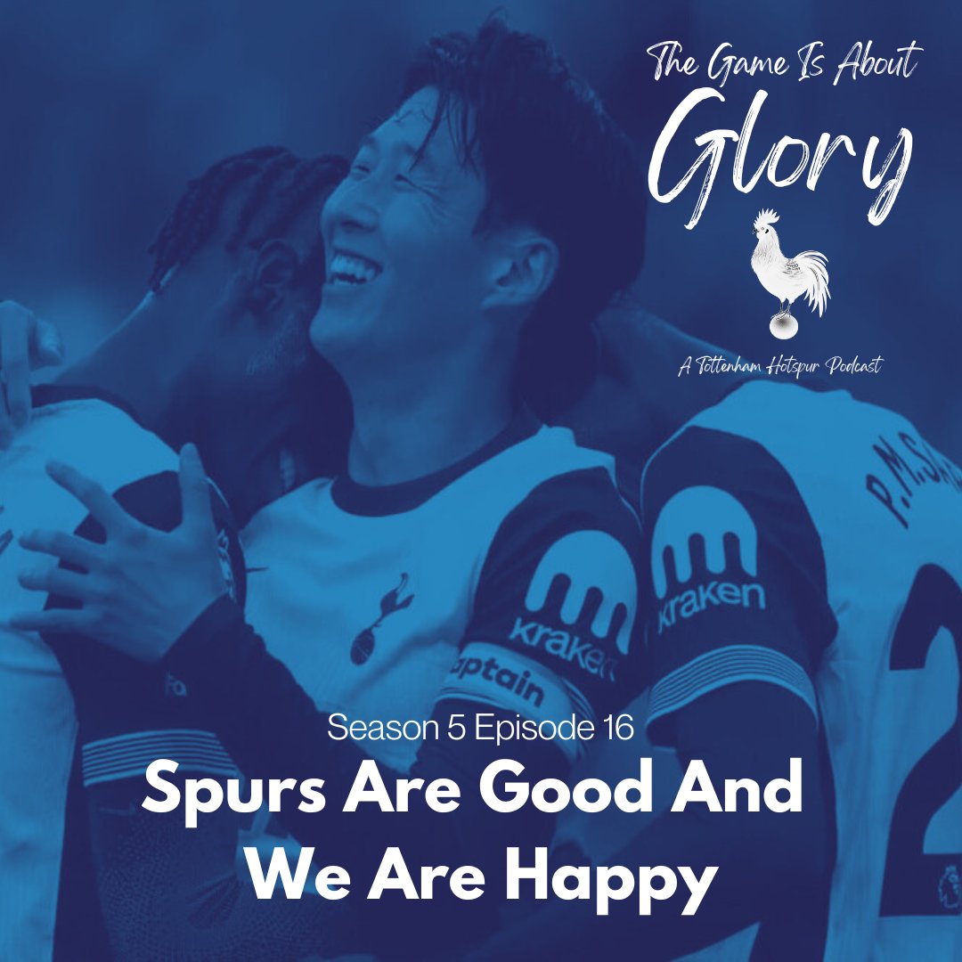 New episode out now 

This week we chat about our thrashing of West Ham, eulogise Dejan Kulusevski and are generally just very happy about everything Spurs

Get it in your ears 👇
podfollow.com/the-game-is-ab…

#COYS #Spurs #THFC