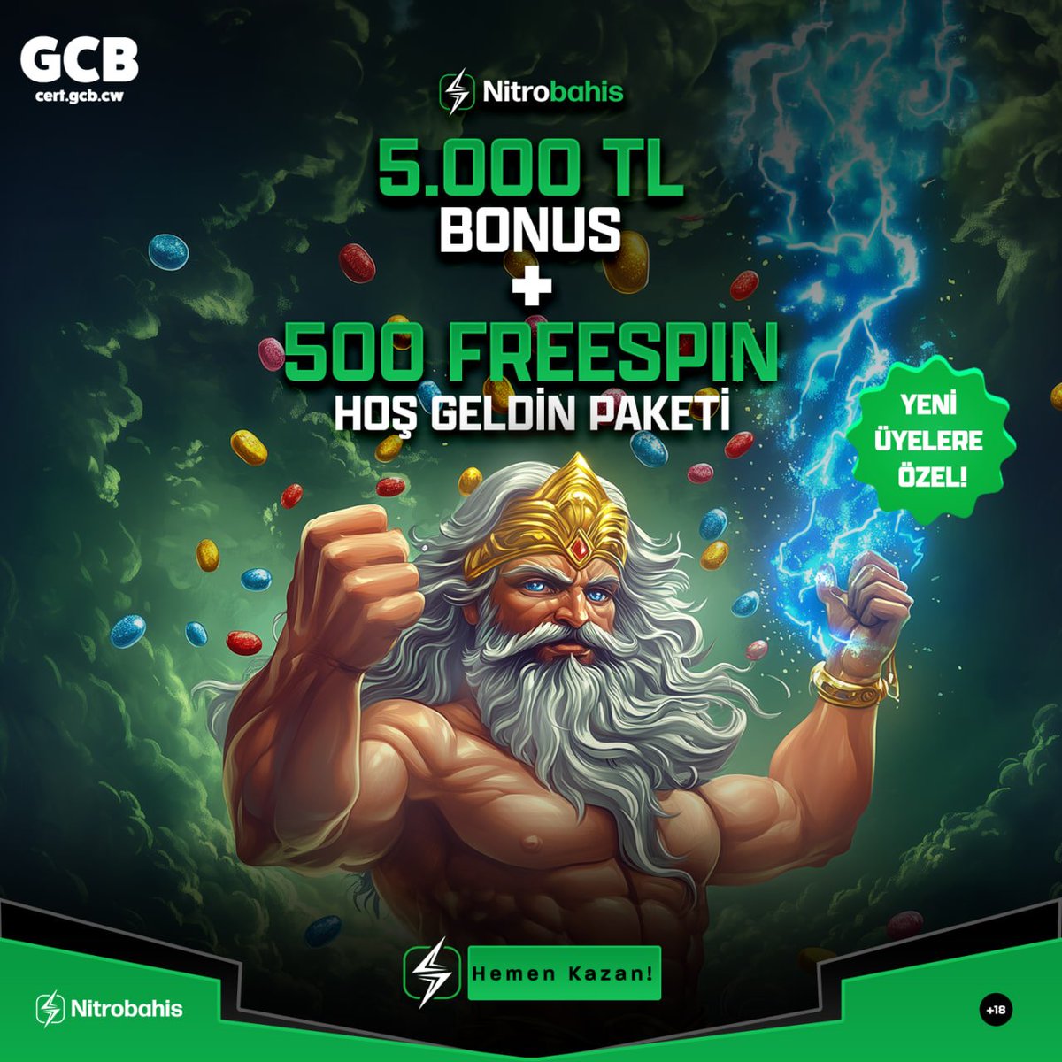 💊 Yeni üyelerimize bir güzellik NitroBahis'ten!

🔺 İlk yatırımınıza özel %100 bonus ve Gates of Olympus'ta geçerli 500 freespin, aynı anda oyuncularımızı bekliyor.

🍀  Kampanyadan yararlanmak için minimum 100 TL yatırın ve bonusunuzu talep edin!

🔗ws.tc/Nitrobahis