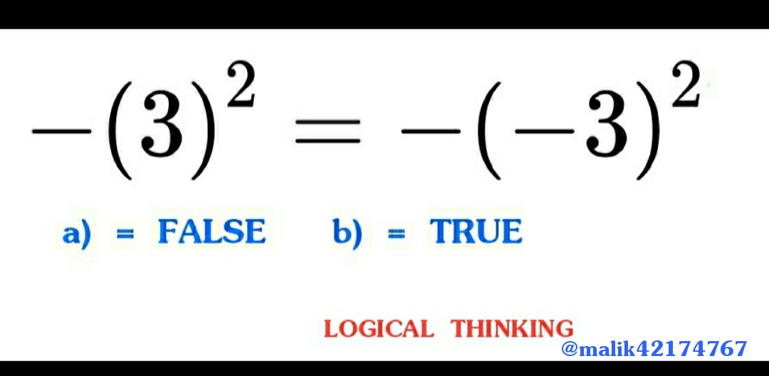 malik42174767's tweet image. #MathChallenge
#MathFun
#LogicalThinking

@LunesDes
@MalikAmmarBaig