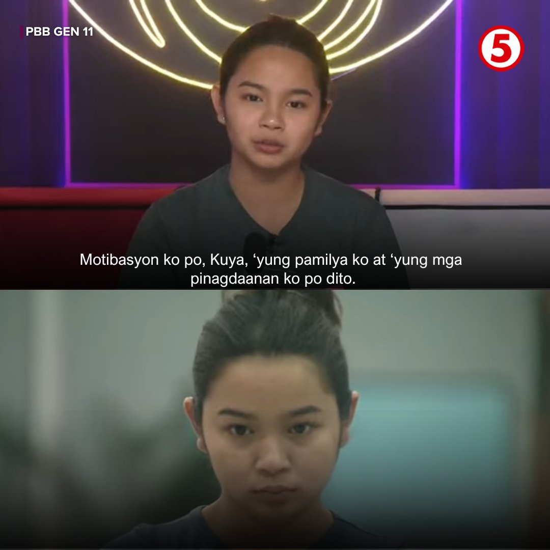 Maraming sumusuporta sa iyo sa labas, Kolette! Keep being real, at 'yan ang magdadala sa iyo sa Big Night! 🙌🏻

#PBBGen11TV5
📆 Weekdays | 10:15PM
📆 Saturday | 8:30PM
📆 Sunday | 9:30PM
#TodoMaxPrimetimeSingko