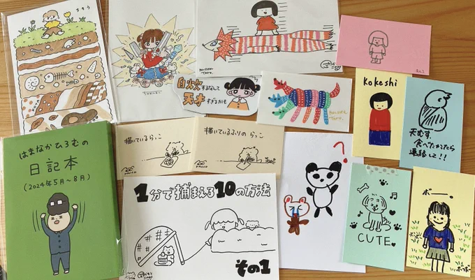 私が連れ帰ってきた最高な作品たちも見て.ᐟ.ᐟ
#描いて飾る展4 