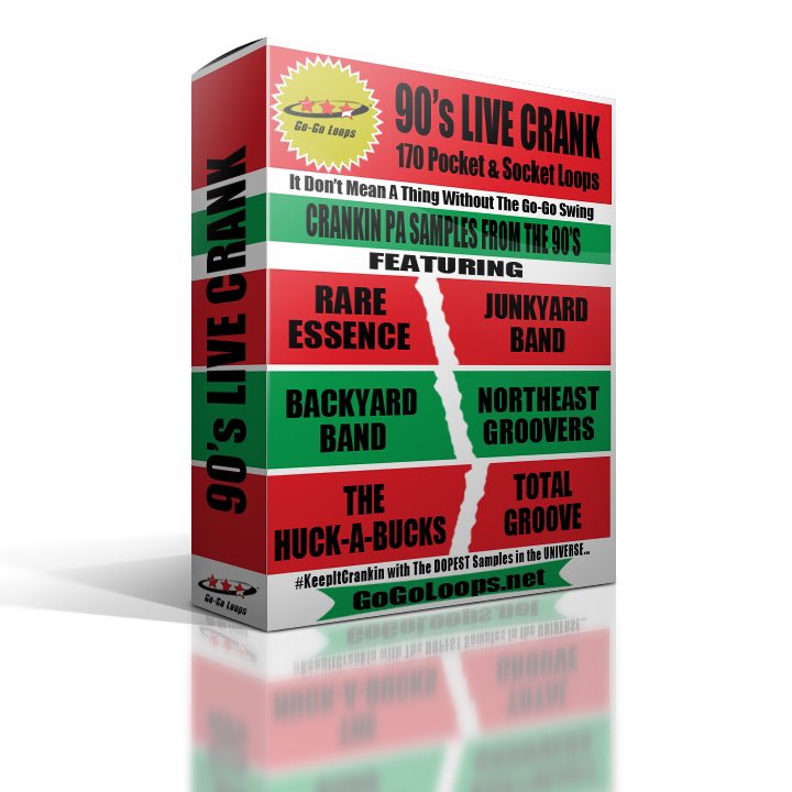 GoGoLoops's tweet image. 🚨All New #samplepack #90sLiveCrank out now at GoGoLoops.net 171 Authentic Crankin A$$, Pure, Uncut #GoGobeatsamples from the Best #GoGoBands in the land! First 48 hour Sale. Hit me & get this crank #gogomusic #beatmaking #makingbeats #musicproducer #ContentCreatorLife