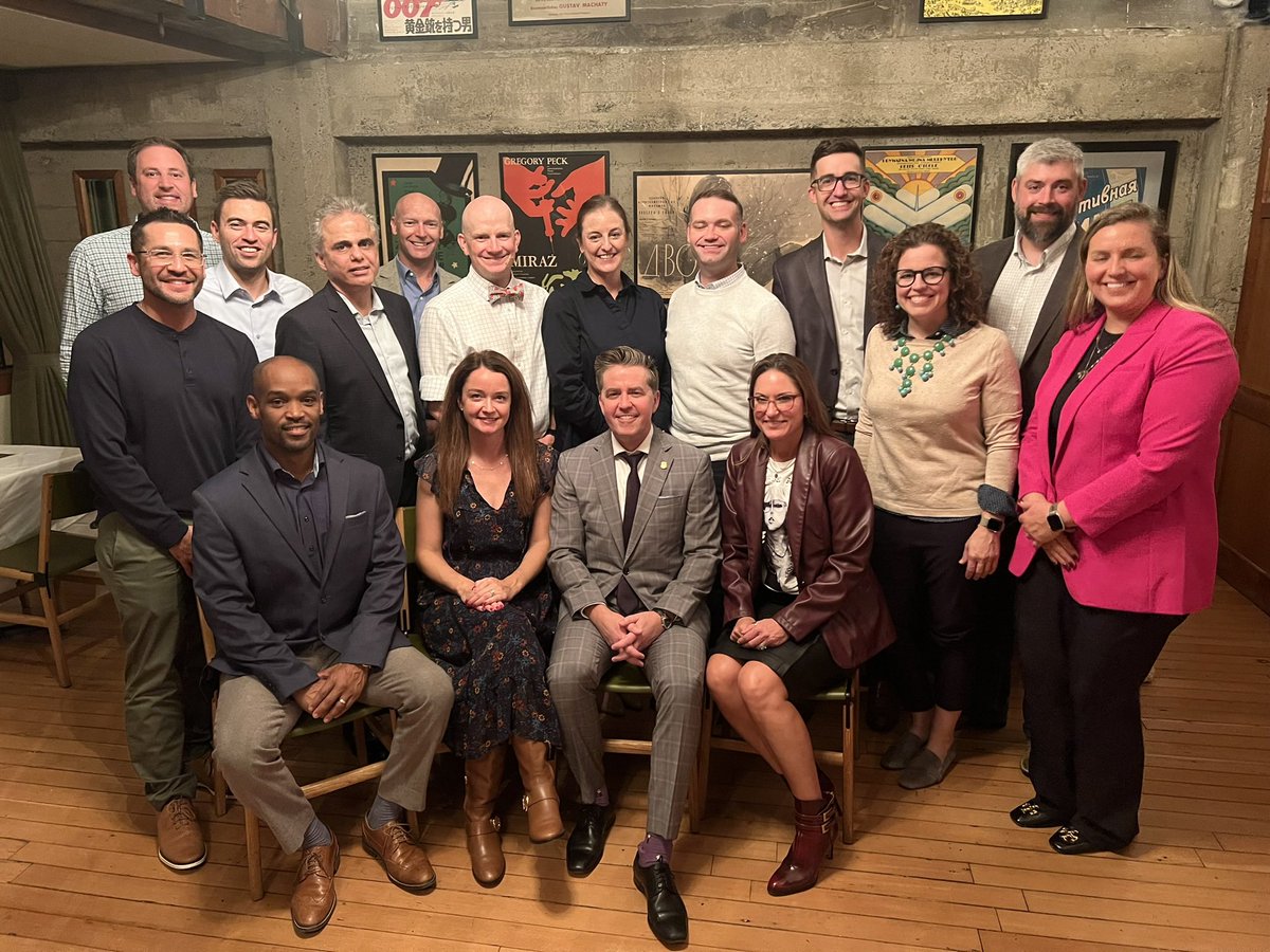 Inaugural Dinner of the #GoatHill Surgical Society of <a href="/KU_Surgery/">KU Dept. of Surgery</a>. Faculty, alumni, residents, &amp; students coming together to celebrate the past, present, &amp; future that makes our program great!